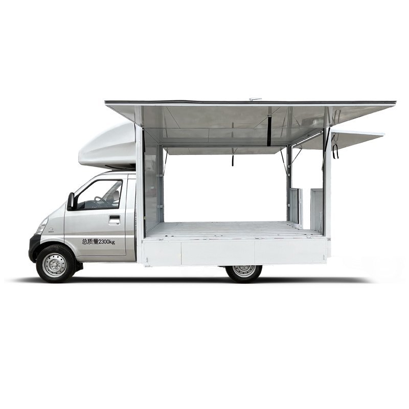 Wuling Zhiyue Rongguang Small Card C- Type Three-Wing Standing Vending Truck
